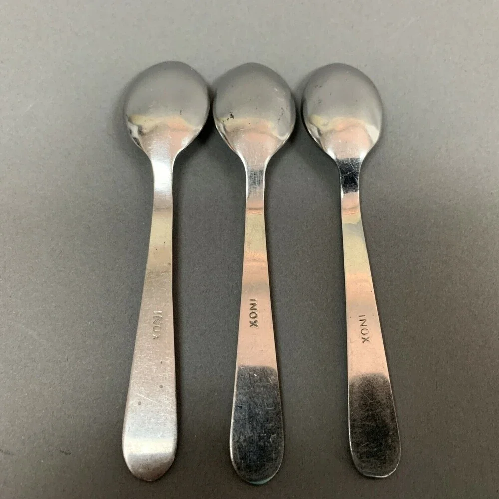 Inox Baby Dessert‎ Spoons Lot of 3